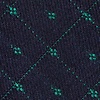 Green Cotton Gresham Extra Long Tie