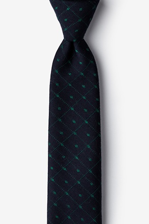 _Gresham Green Skinny Tie_