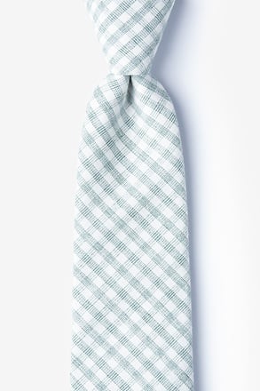 Huron Green Extra Long Tie