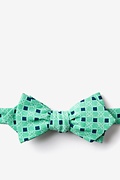 Jamaica Green Diamond Tip Bow Tie Photo (0)