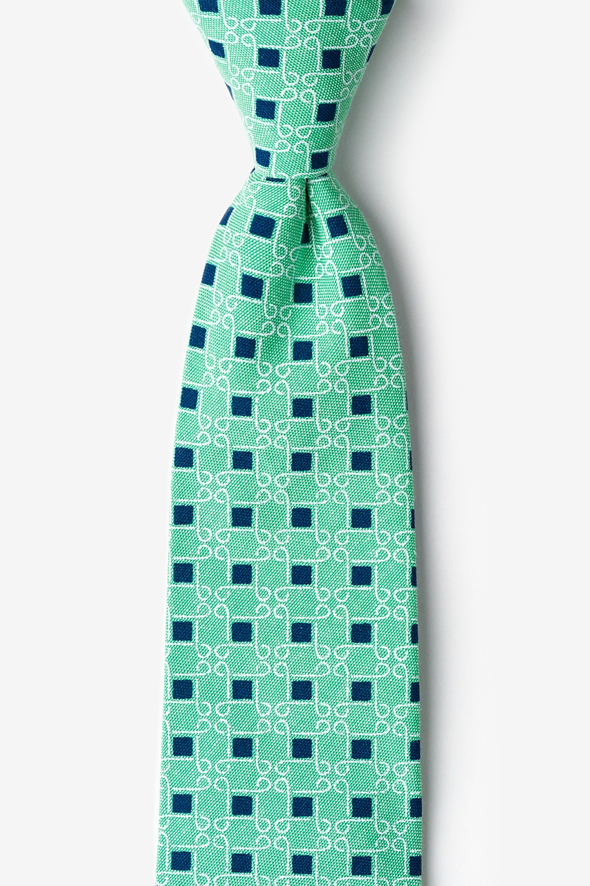 Green Cotton Jamaica Tie | Ties.com