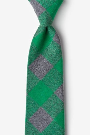 Kent Green Extra Long Tie