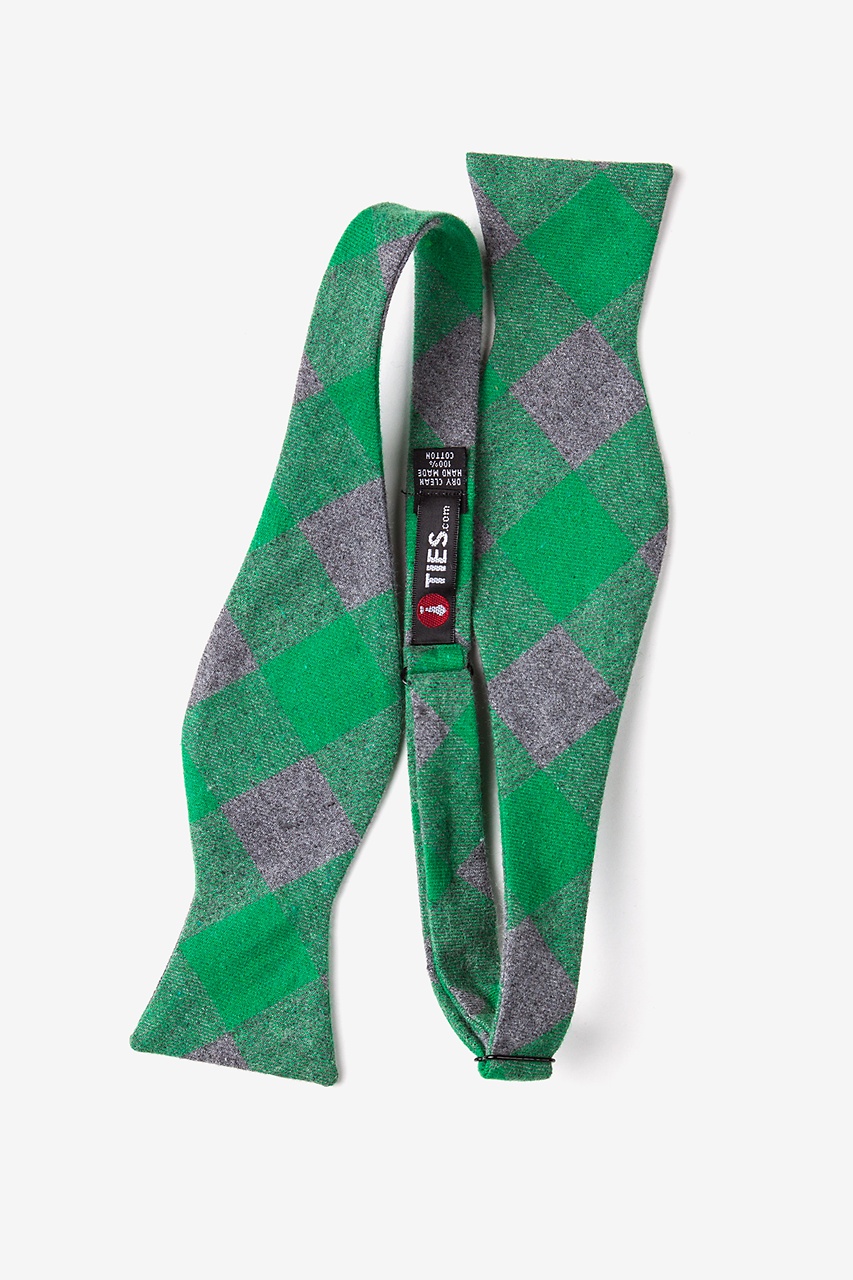 Kent Green Self-Tie Bow Tie Photo (1)