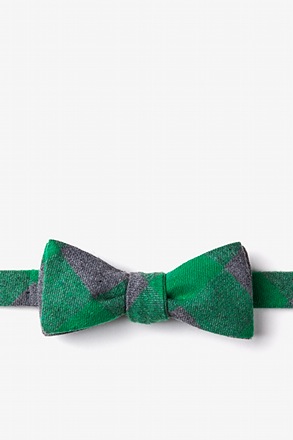 Kent Green Skinny Bow Tie