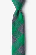 Kent Green Skinny Tie Photo (0)