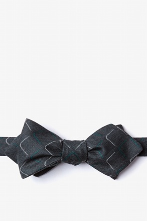 Mesa Green Diamond Tip Bow Tie