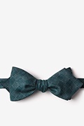 Prescott Green Diamond Tip Bow Tie Photo (0)