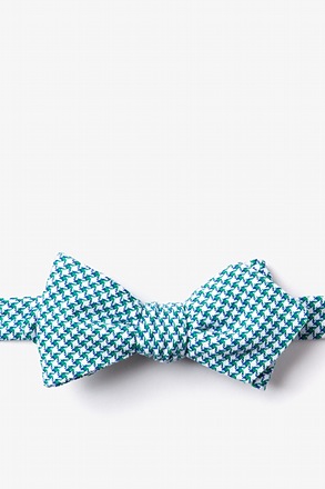 Sadler Green Diamond Tip Bow Tie