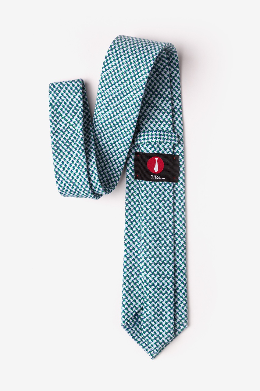 Green Cotton Sadler Tie