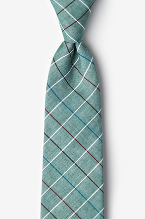 Seattle Green Extra Long Tie