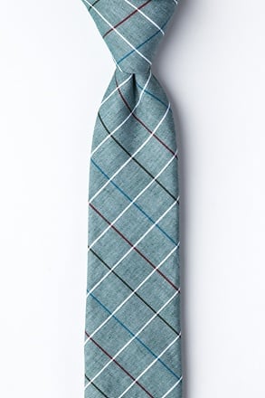 Seattle Green Skinny Tie