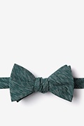 Springfield Green Self-Tie Bow Tie Photo (0)