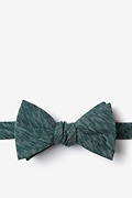 Springfield Green Self-Tie Bow Tie Photo (0)