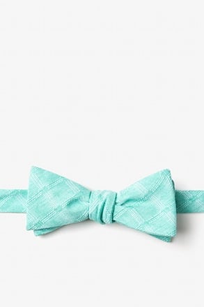 Tacoma Green Skinny Bow Tie