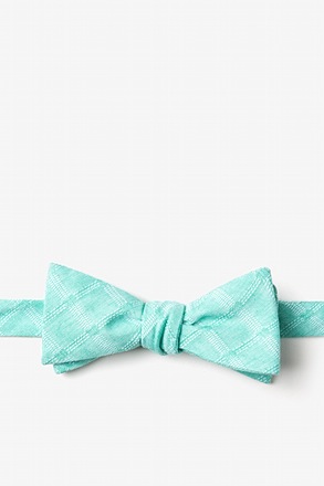 Tacoma Green Skinny Bow Tie