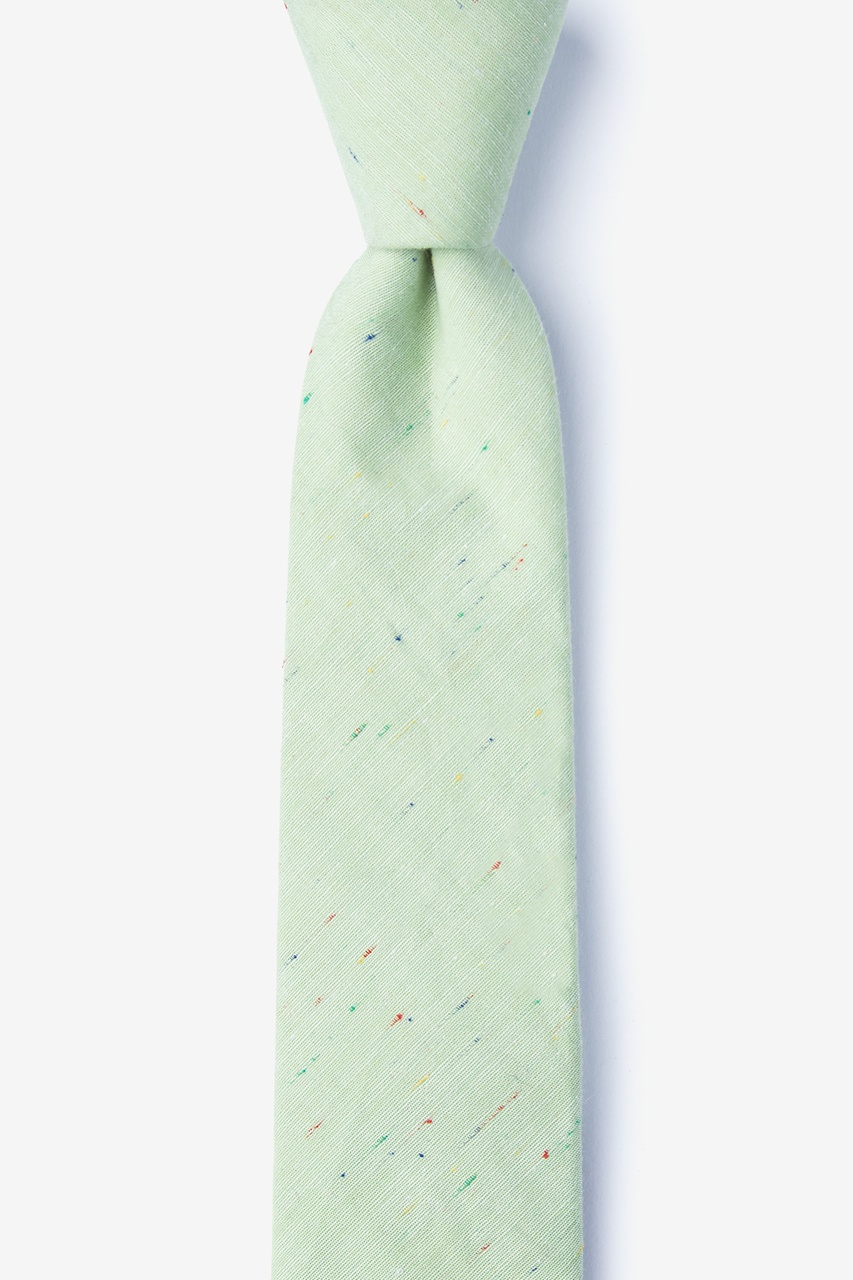 Teague Green Skinny Tie Photo (0)