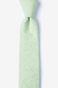 Teague Green Skinny Tie Photo (0)