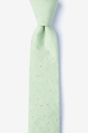 Teague Green Skinny Tie