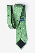 Anchors & Ships Wheels Green Extra Long Tie Photo (1)