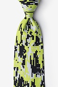 Camouflage Digital Green Extra Long Tie Photo (0)