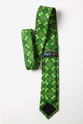 Celtic Checkers Green Skinny Tie Photo (1)