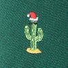 Green Microfiber Christmas Cacti