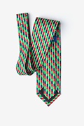 Christmas Tree Abstract Green Extra Long Tie Photo (1)