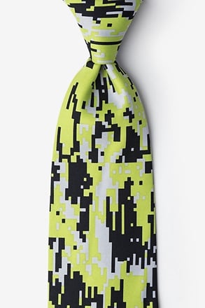 Digital Camo Green Tie