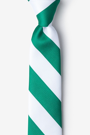 Green & White Stripe