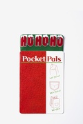 HO HO HO Pocket Pal Green Pocket Square Card Photo (1)