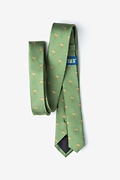 Jumping Reindeer Green Skinny Tie Photo (2)