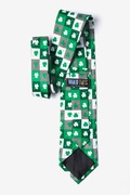 Lots of Luck Green Extra Long Tie Photo (1)