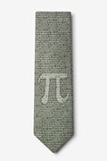 Pi to the 50th Decimal Green Extra Long Tie Photo (1)