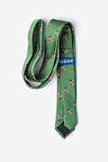 Santa Golf Green Skinny Tie Photo (1)