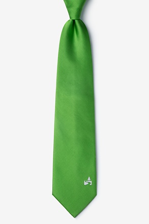 _Save the Forest Green Tie_