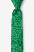 The Circuit Board Green Skinny Tie Photo (0)