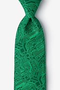 The Circuit Board Green Tie Photo (0)