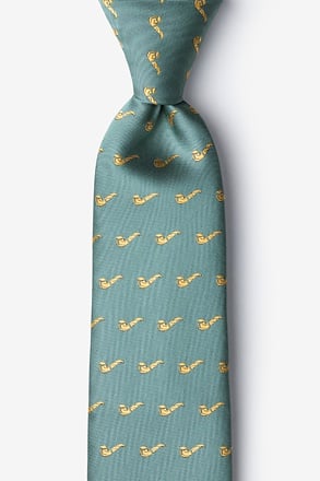 Tobacco Pipes Green Tie