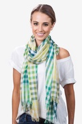 Green Party Check Scarf Photo (0)