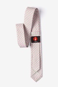 Chrome Plaid Green Skinny Tie Photo (2)