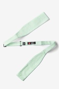 Green Kensington Seersucker Batwing Bow Tie Photo (1)