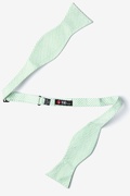 Green Kensington Seersucker Self-Tie Bow Tie Photo (1)