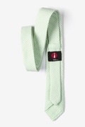 Green Kensington Seersucker Skinny Tie Photo (2)