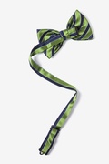 Admirable Green Pre-Tied Bow Tie Photo (1)
