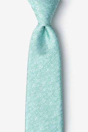 Bali Green Extra Long Tie