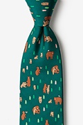 Bear Necessities Green Tie Photo (0)