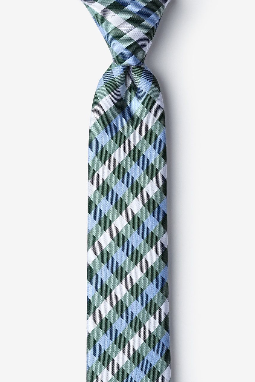Bora Bora Green Skinny Tie Photo (0)