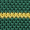 Green Silk Briton Stripe Knit Skinny Tie