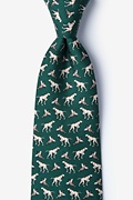 Clear & Pheasant Danger Green Tie Photo (0)