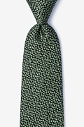 Doolittle Green Extra Long Tie Photo (0)